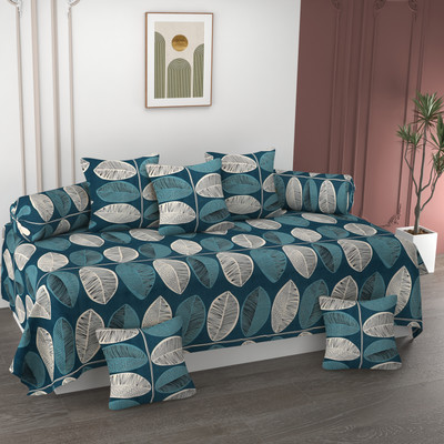 Amrange Polycotton Abstract Diwan Set(Multicolor)