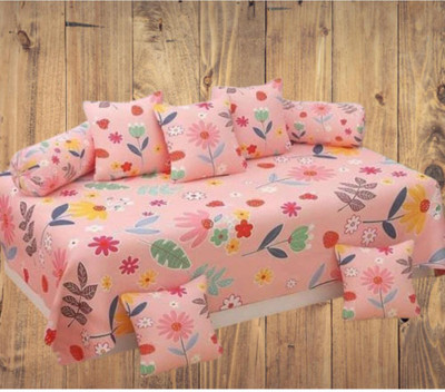 MAHADEV CREATION Cotton Floral Diwan Set(Multicolor)