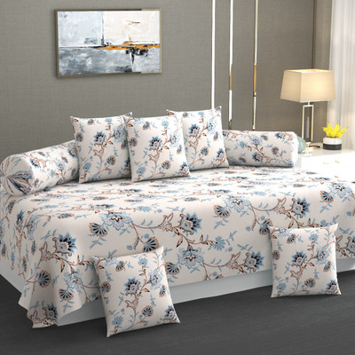 ZCI Cotton Abstract Diwan Set(Multicolor)