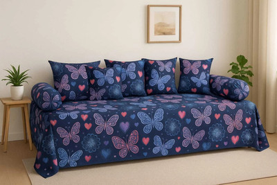 igi Polycotton Animal Diwan Set(Blue)