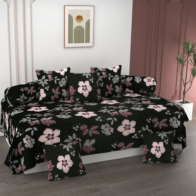 ZCI Cotton Abstract Diwan Set(Multicolor)