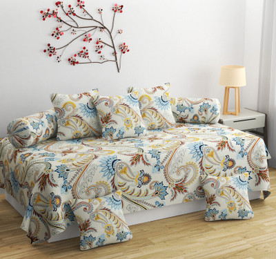CHHILAKIYA Cotton Abstract Diwan Set(Multicolor)