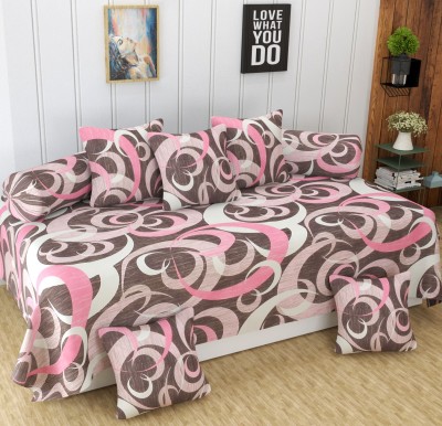 real dream Cotton Abstract Diwan Set(Pink)