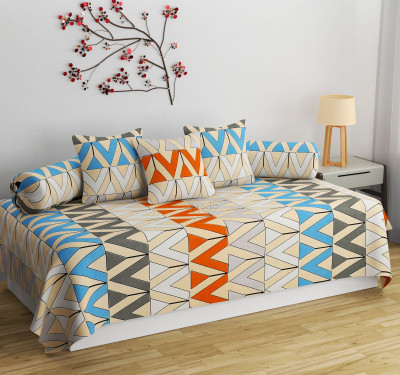 STEDO Cotton Abstract Diwan Set(Multicolor)