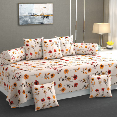 ZCI Cotton Abstract Diwan Set(Multicolor)