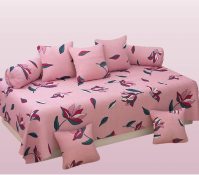 MAHADEV CREATION Cotton Floral Diwan Set(Multicolor)