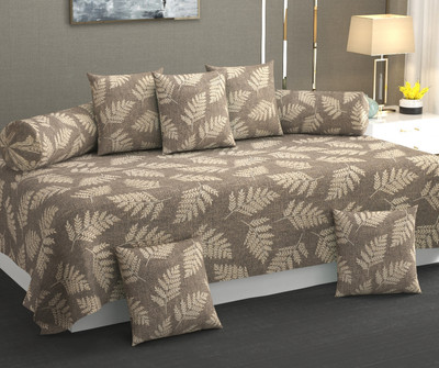 Casa Confort Cotton Abstract Diwan Set(Multicolor)