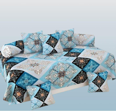 MAHADEV CREATION Cotton Floral Diwan Set(Multicolor)