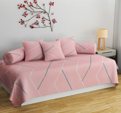 STEDO Cotton Abstract Diwan Set(Pink)