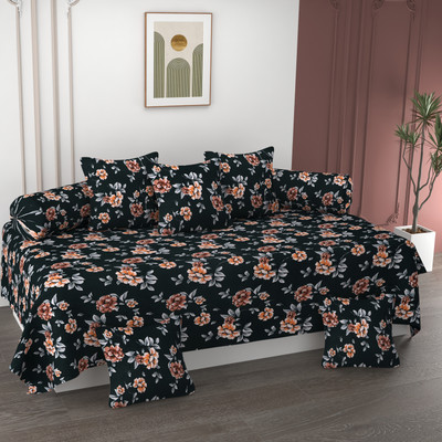 ZCI Cotton Abstract Diwan Set(Multicolor)