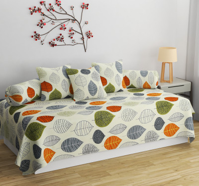 LOPUNNY Polycotton Abstract Diwan Set(White)