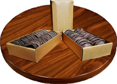Waah Panchagavya Cow Dung Diya Vilakku Deepam for pooja Deepak for Diwali pooja/puja Earthenware (Pack of 40) Table Diya(Height: 0.78 inch)