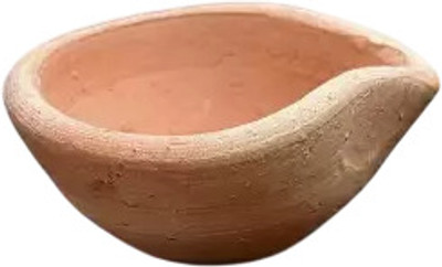 The Kumbhar Clay Diya Earthenware Table Diya Oil Lamp Earthenware (Pack of 30) Table Diya Set(Height: 1.5 inch)