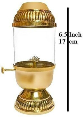 Elite International Brass Table Diya(Height: 6.5 inch)
