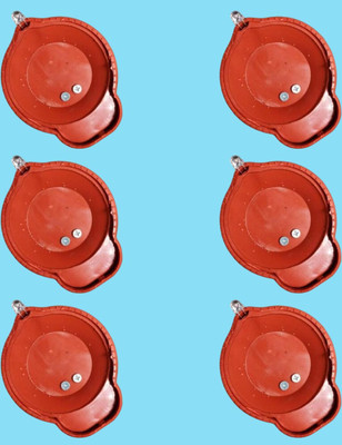 SUVIKSHA Water sensor diya | Plastic Light Diya | Led Diya Pack of 6 Plastic (Pack of 6) Table Diya Set(Height: 1.5 inch)