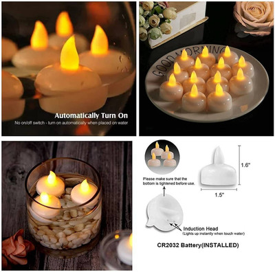 SAMPIN Plastic (Pack of 6) Table Diya Set(Height: 1.5 inch)