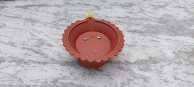 WunderVoX Plastic (Pack of 6) Table Diya Set(Height: 1.5 inch)