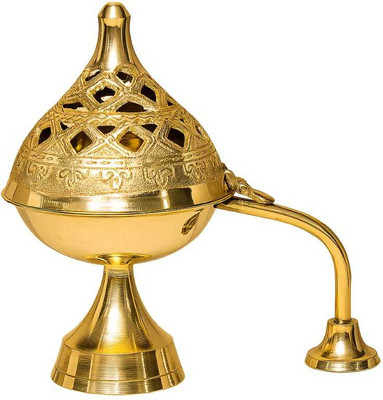 Divine Enterprises Brass Table Diya(Height: 5 inch)