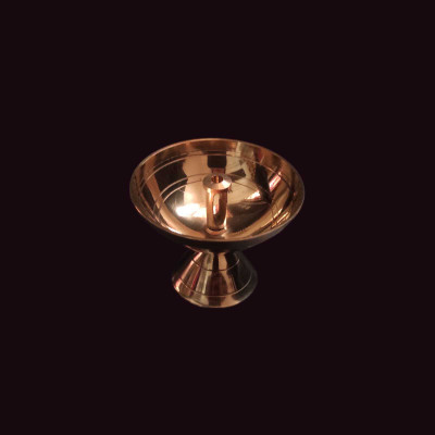 INSIDE STYLE DIYA 01 Brass Table Diya(Height: 2 inch)