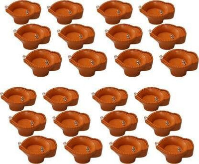 RIGHT SEARCH Plastic (Pack of 12) Table Diya Set(Height: 5 inch)