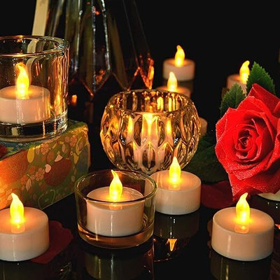 KEITSI Plastic (Pack of 6) Table Diya Set(Height: 2 inch)