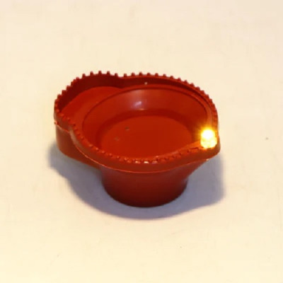 WunderVoX Plastic (Pack of 6) Table Diya Set(Height: 1 inch)