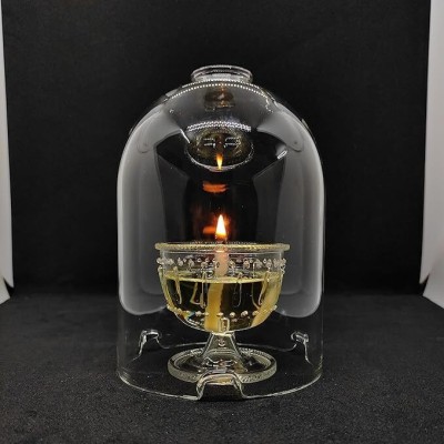 Office Club Glass Table Diya Set(Height: 5 inch)