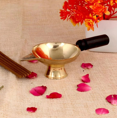 divine mart Brass Table Diya Set(Height: 1.5 inch)