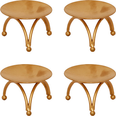 eCraftIndia Iron Table Diya Set(Height: 5.08 inch)