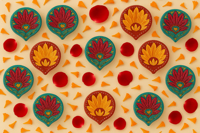 Legacy HS Pack of 10 pcs diya Made from clay Terracotta (Pack of 10) Table Diya Set(Height: 1.1 inch)