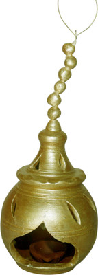 ITHAZHYAZ Terracotta Table Diya(Height: 10 inch)