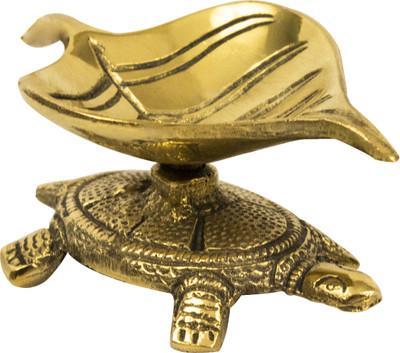 Spillbox Brass Table Diya(Height: 1.5 inch)