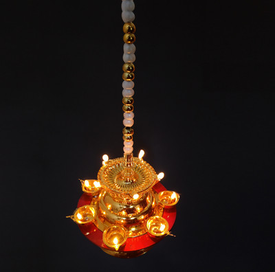 Flipkart SmartBuy 12 LEDs 0.4 m Gold Steady Diya Rice Lights(Pack of 1)