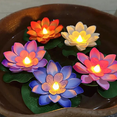adbeni Plastic (Pack of 6) Table Diya(Height: 4 inch)