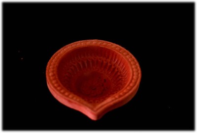 hc the crafts clay big size diya Earthenware Table Diya(Height: 4 inch)