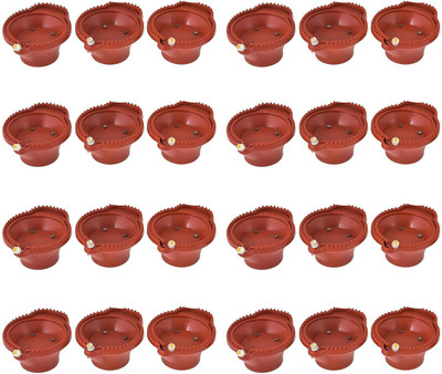 ACP ENTERPRISES Water Sensor Magic LED Diyas for Home Decor Diwali and other Special Occasion Plastic (Pack of 24) Table Diya Set(Height: 2 inch)