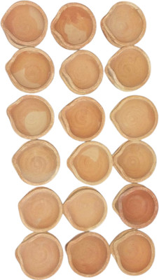 COMTOSS Natural Clay diwali Diya, earthen clay diya Terracotta Handmade clay mitti diya Terracotta (Pack of 21) Table Diya(Height: 2.54 inch)