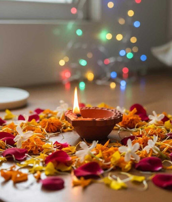 Mudzio Handmade Handmade Diya for Festival Puja Decorative Terracotta (Pack of 101) Table Diya(Height: 3 inch)
