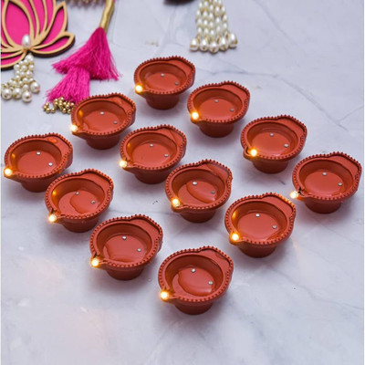 Vartanu Plastic Hanging Diya Set(Height: 2 inch)