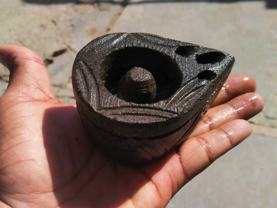 D'Mega Mart Stoneware Table Diya(Height: 2 inch)