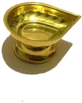 w3rocks Brass Table Diya(Height: 1.5 inch)