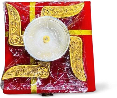 MFINTERSEAS Aluminium Table Diya(Height: 2 inch)
