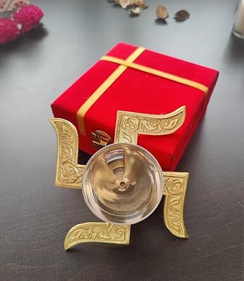 AMAN Aluminium Table Diya(Height: 2 inch)
