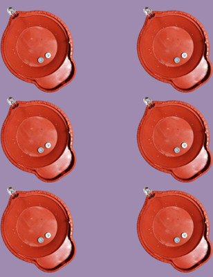 SUVIKSHA Water sensor diya | Plastic Light Diya | Led Diya Pack of 6 Plastic (Pack of 6) Table Diya Set(Height: 1.5 inch)