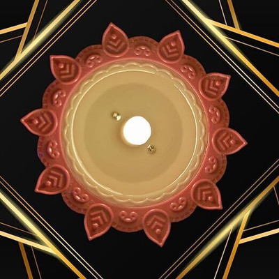 Vezimon Sensor Diya Set Water Sensor LED Diyas Decorative Diya Plastic (Pack of 8) Table Diya Set(Height: 0.64 inch)
