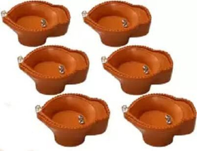 RIGHT SEARCH Plastic (Pack of 12) Table Diya Set(Height: 10 inch)