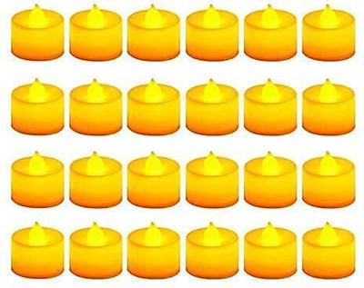 SEINON'S Plastic (Pack of 24) Table Diya(Height: 2 inch)