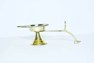 SUBHARAMBH INTERNATIONAL T-999 Brass Table Diya(Height: 0.05 inch)