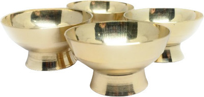 Astrosale Brass Jyot Batti Diya ( Pack of 4 ) Brass (Pack of 4) Table Diya Set(Height: 1.1 INCH)