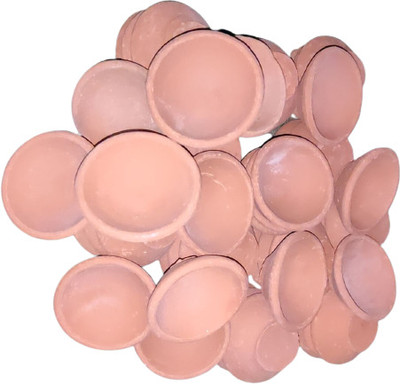 om craft villa Om Craft Villa Natural Clay Traditional Diwali Diyas/Earthen Clay/Mitti Deepak Earthenware (Pack of 15) Table Diya Set(Height: 1 inch)